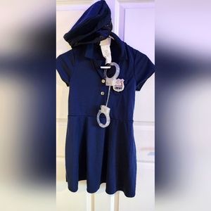 Girls Police Costume with Accessories